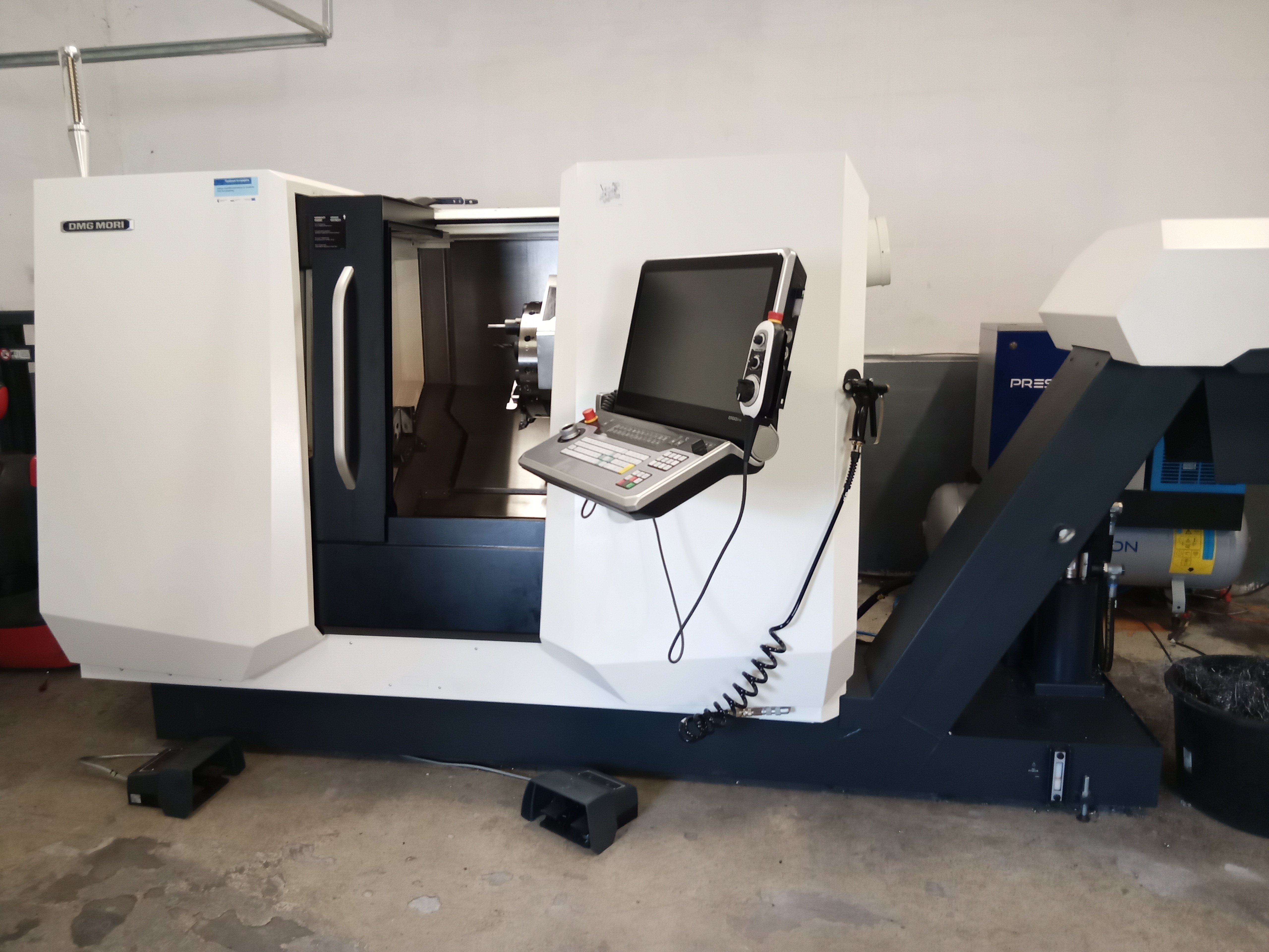 Tokarka CNC w zakładzie MET SERWIS